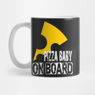 pizza baby on board Mug